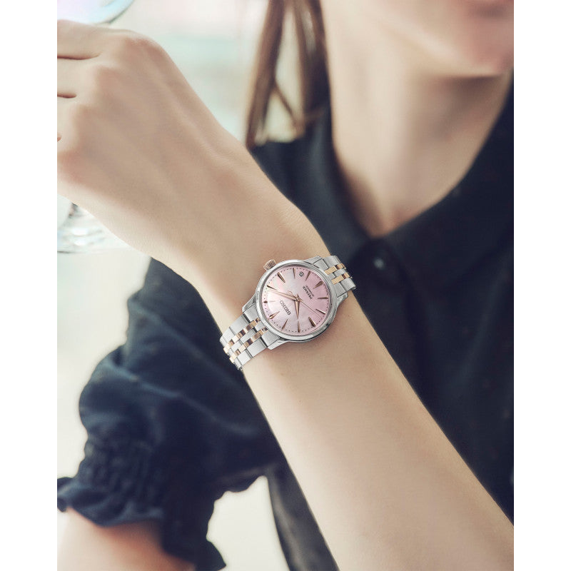 Orologio Donna Seiko Automatico Presage Rosa Cocktail Time SRPM06J1