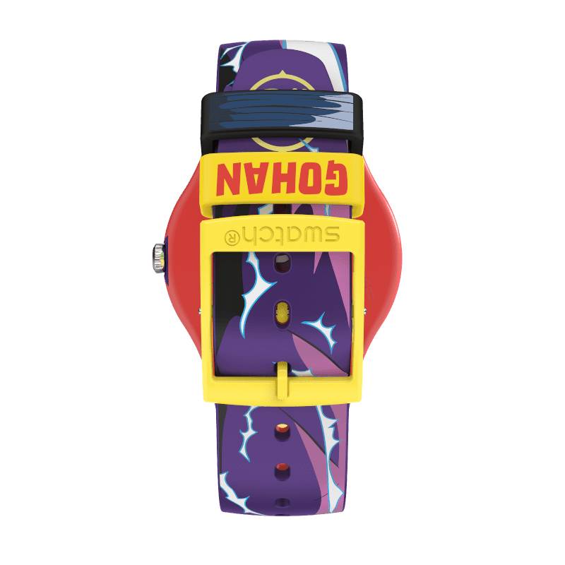 Orologio Uomo Swatch Dragonball Gohan Quarzo Solo Tempo SUOZ345