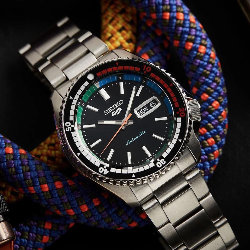 Orologio Uomo Seiko 5 Sport Automatico Edizione Speciale Regatta Timer SRPK13K1