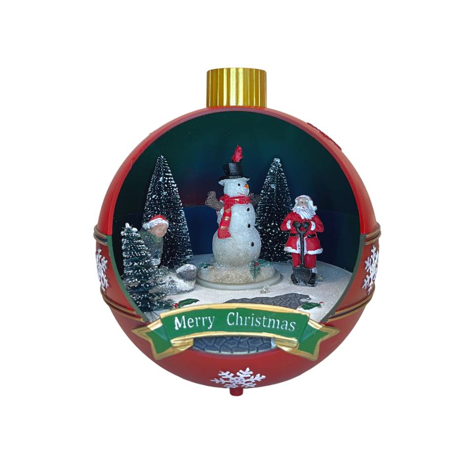 Palla Di Natale Luville Babbo Natale Pupazzo Di Neve 1162399