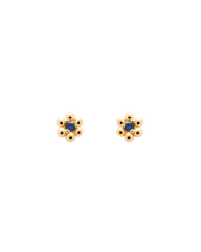 Orecchini Donna Bambina PDPaola Argento 925 Zircone Blu AR01-283-U