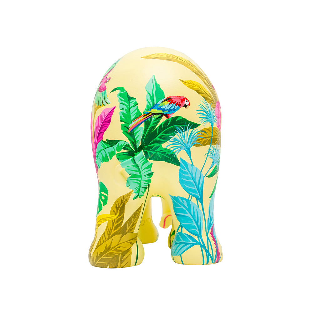 Scultura Elefante Onlylux TROPICAL FOLIAGE 10 cm Resina Dipinto A Mano 8858831246133