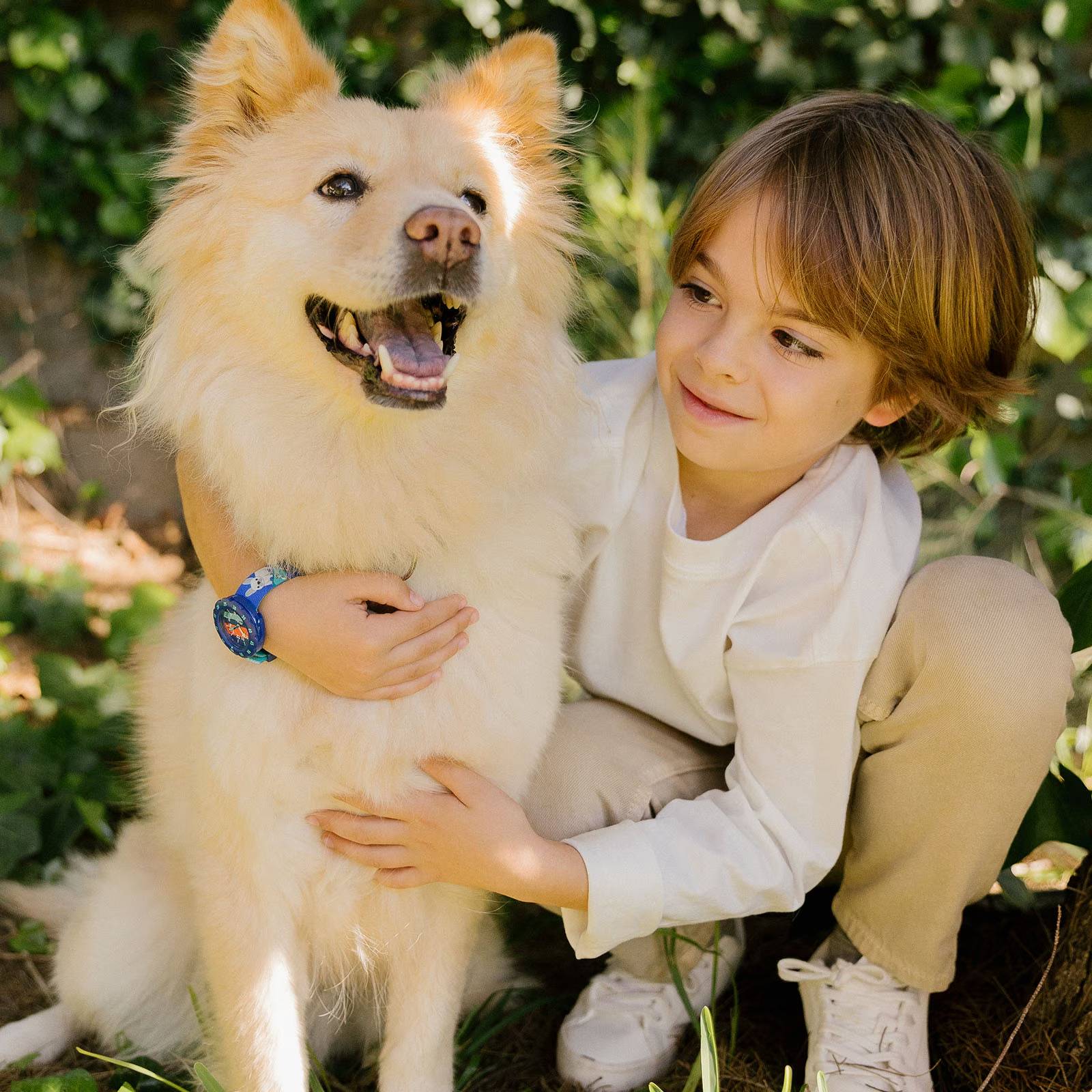 Orologio Bambino Swatch Flik Flak SKATING FRENCHIE Blu ZFPSP075