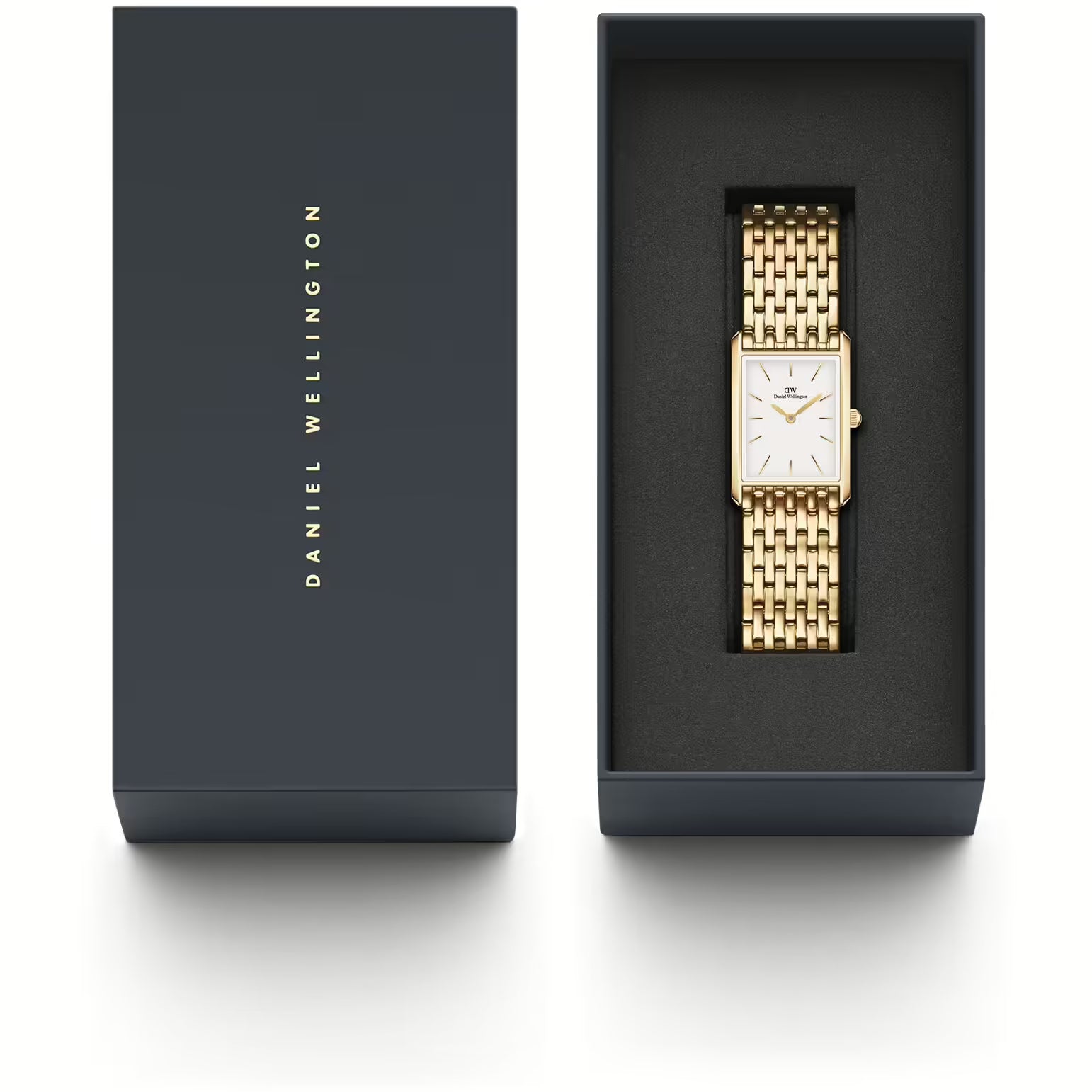 Orologio Donna Daniel Wellington Acciaio Dorato Quadro 32 x 22 mm DW00100705