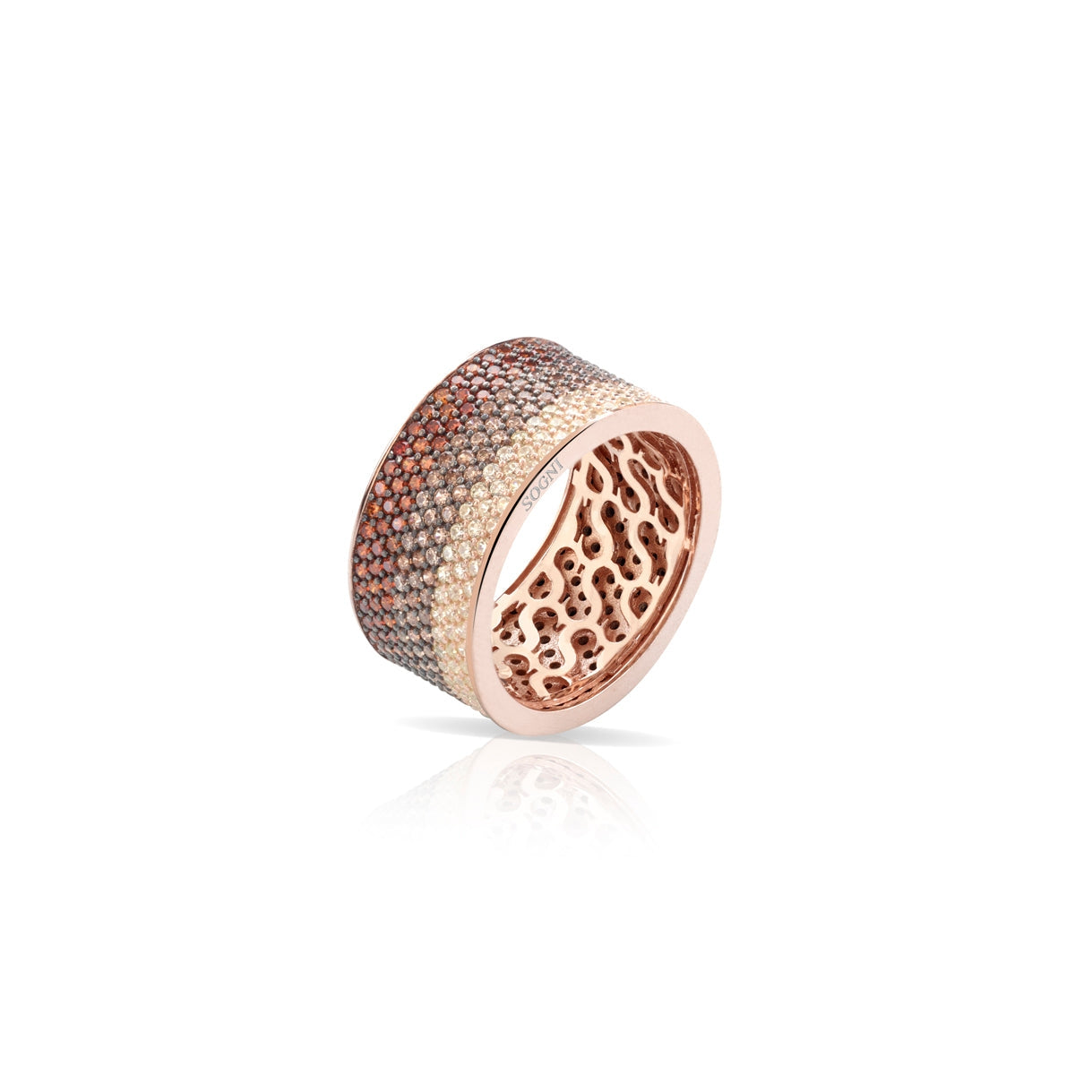 Anello Donna Sogni Argento 925 Rosè Zirconi Colorati AN093RGA/14