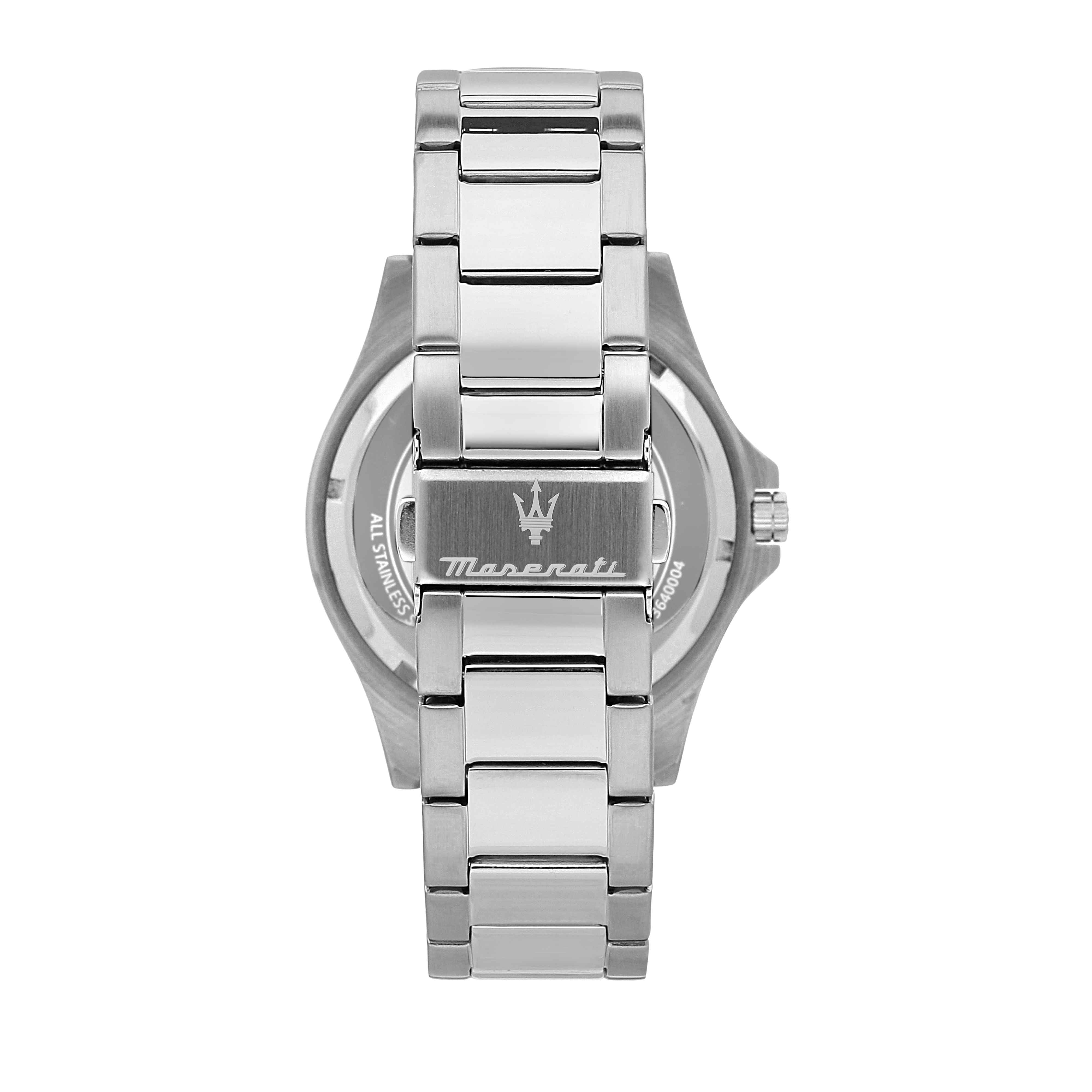 Orologio Uomo Maserati Acciaio Sfida Quarzo Solo Tempo Blu Data R8853140001