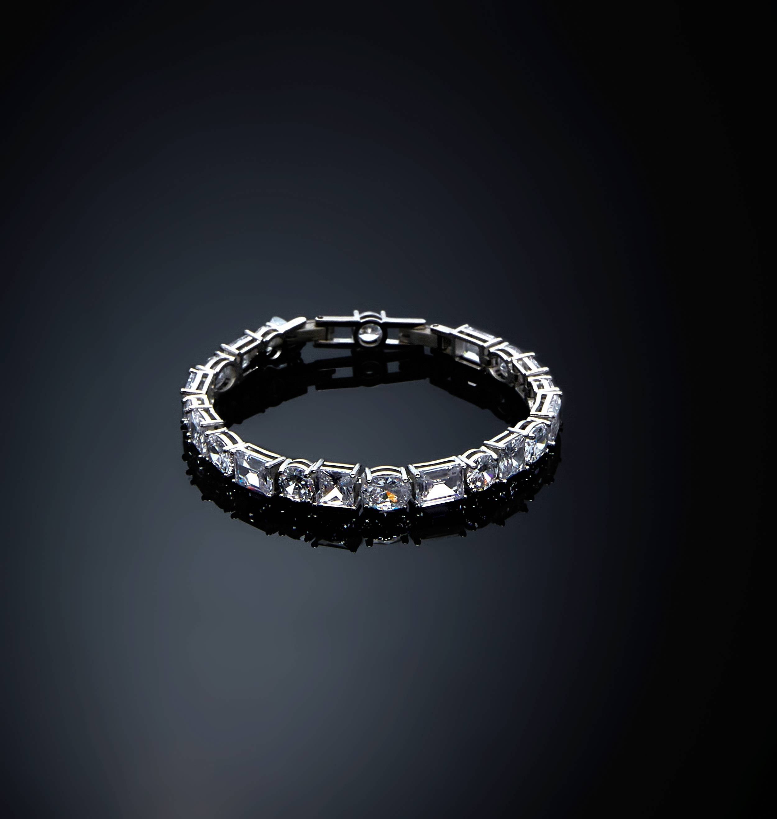 Bracciale Donna Chiara Ferragni Tennis Zirconi Bianchi Princess J19AVU05