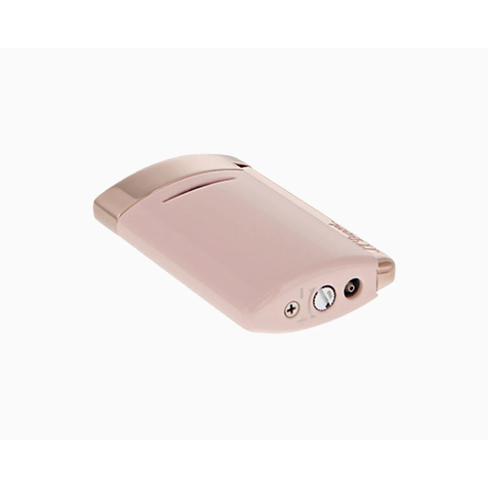 Accendino Donna Dupont Acciaio Rosè Smalto Rosa Fiamma 010878