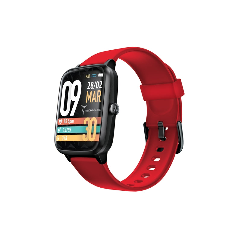 Orologio Unisex Techmade Smartwatch Rosso TM-MOVE-RED