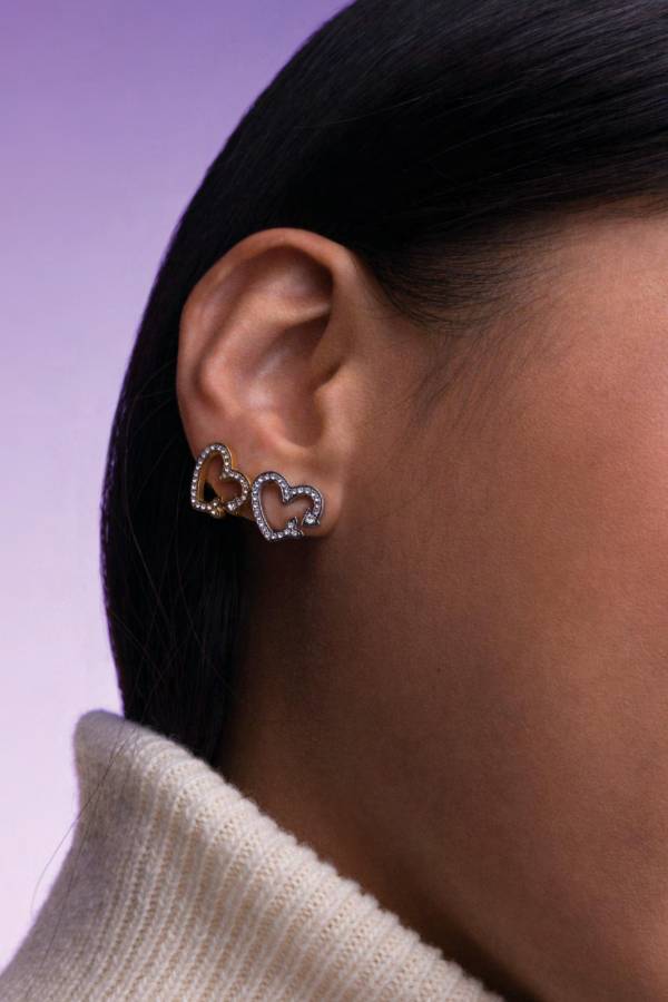 Orecchini Donna 4US Cesare Paciotti Acciaio Cuori 4UOR8128W