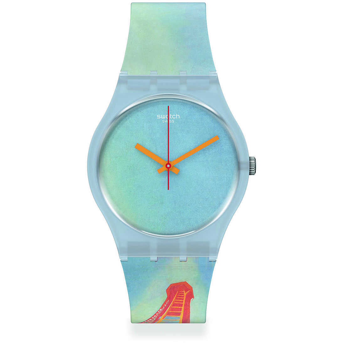 Orologio Swatch Donna Tour Eiffel Robert Delaunay solo tempo GZ357