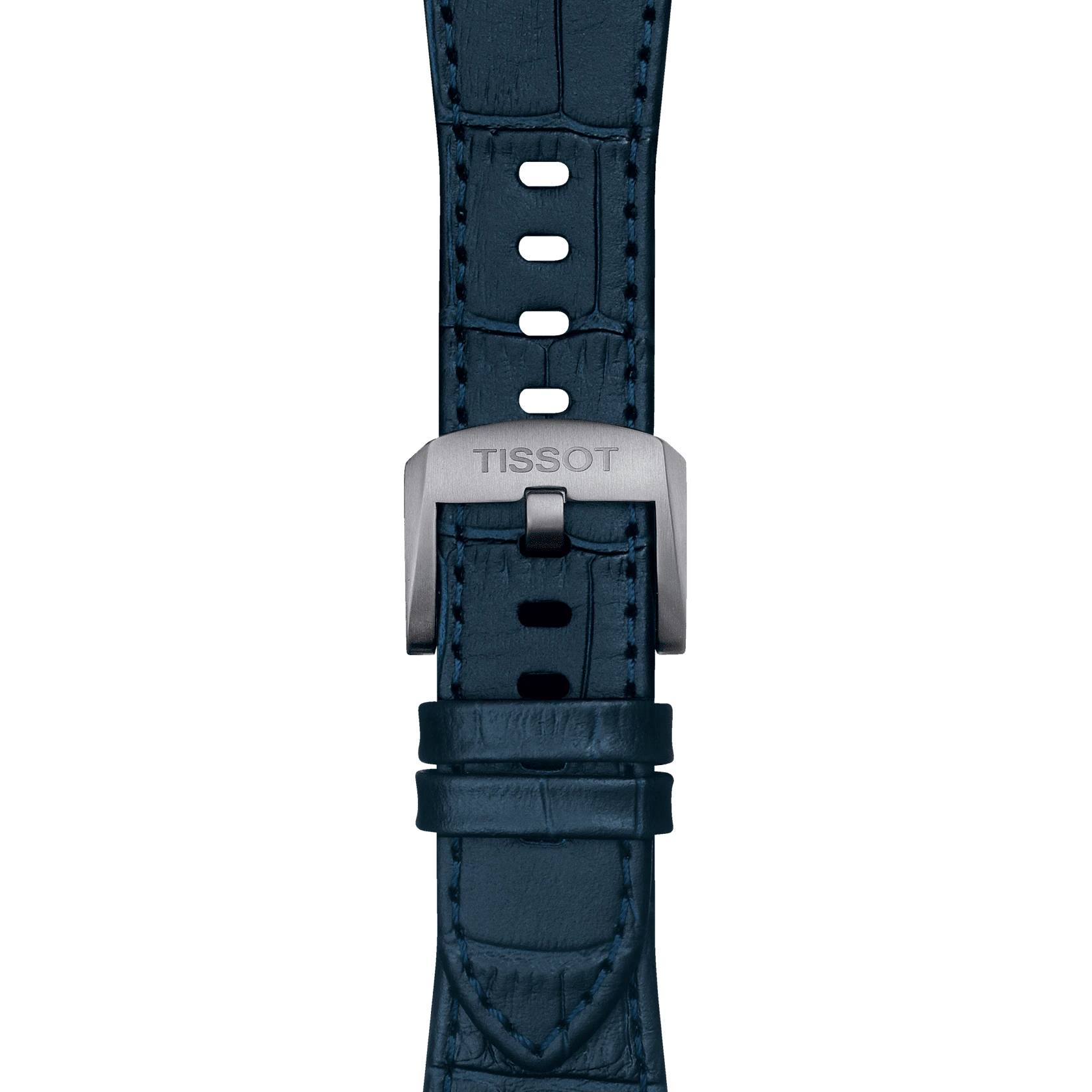 Orologio Uomo Tissot PRX T-CLASSIC Solo Tempo Acciaio Quarz Data Blu T1374101604100