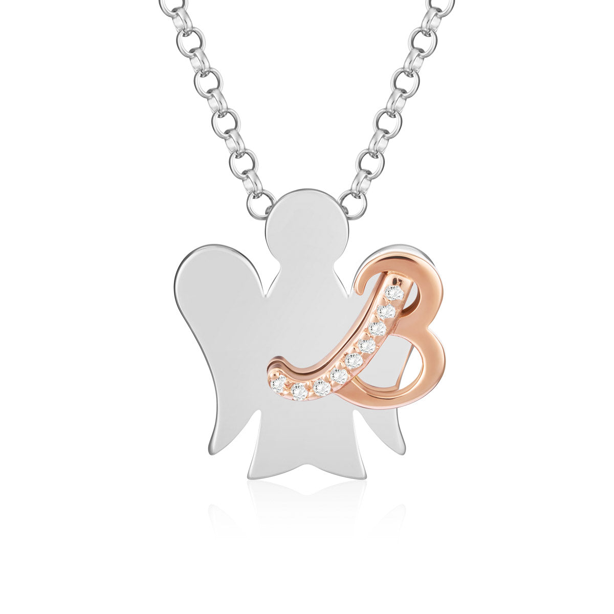 Collana Donna Iniziale B Roberto Giannotti Alfabeto degli Angeli GIA500B