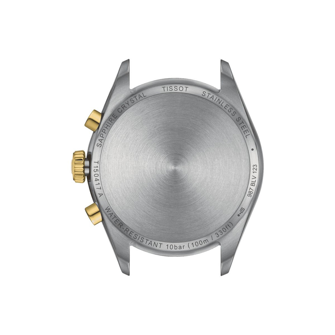 Orologio Uomo Tissot PR100 Acciaio Bicolore Lucido Cronografo Data T1504172203100