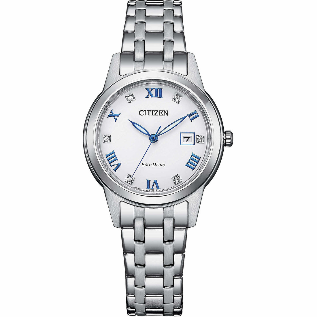 Orologio Donna Citizen Eco Drive Data Solo tempo Zirconi FE1240-81A