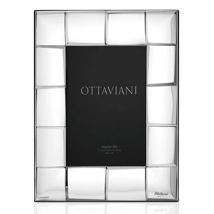 Cornice Ottaviani Argento Square 18x24 cm 4004