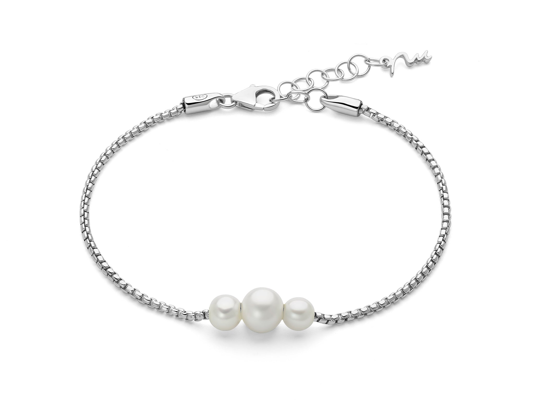 Bracciale Donna Miluna Perle Argento 925 PBR3616