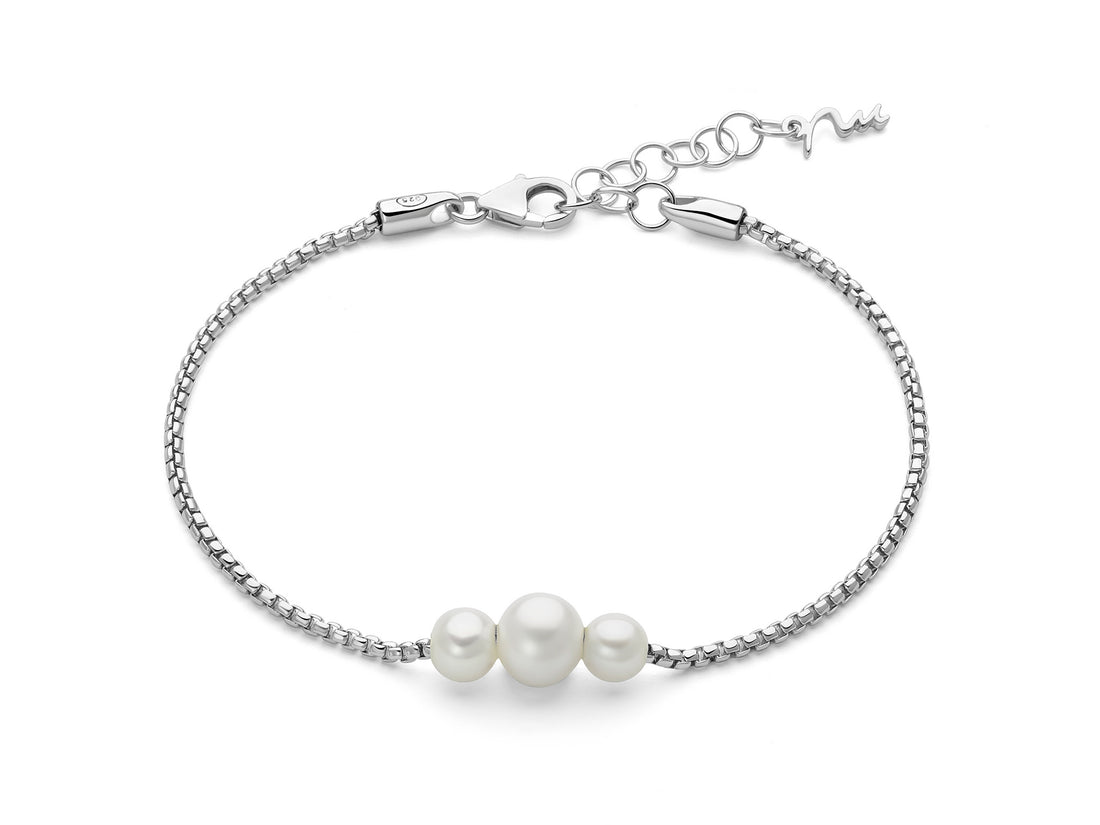 Bracciale Donna Miluna Perle Argento 925 PBR3616
