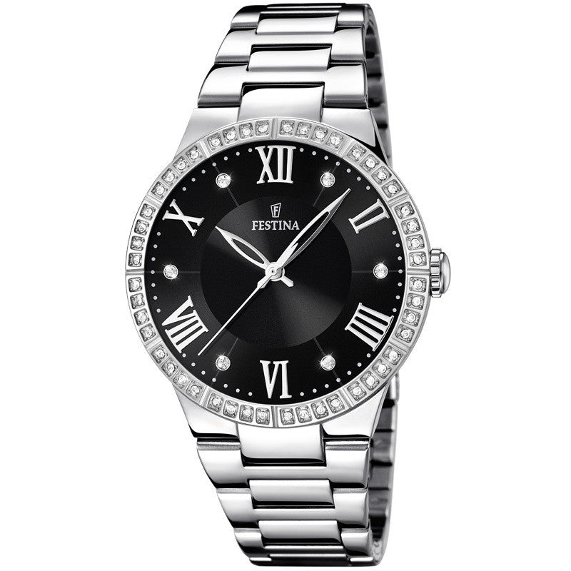 Orologio Donna Festina Acciaio Quarzo Solo Tempo Zirconi F16719/2
