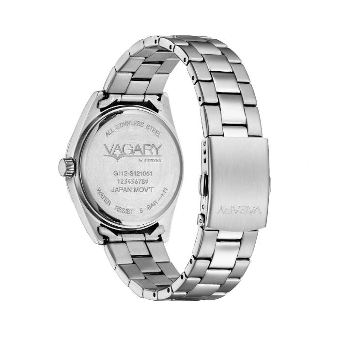 Orologio Uomo Vagary By Citizen Timeless Quarzo Acciaio Nero IB9-115-63