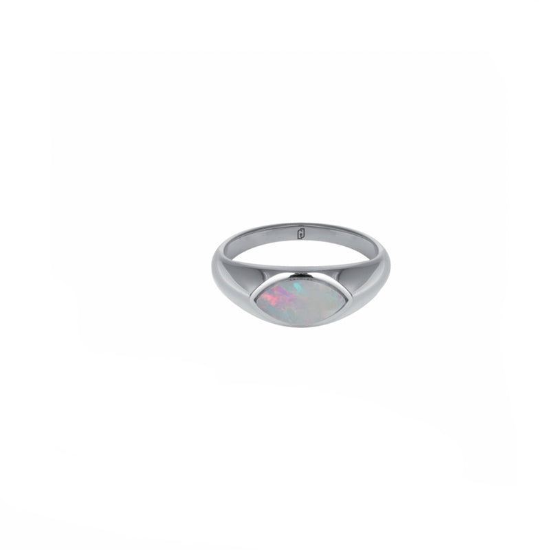 Anello Donna Liu Jo  Acciaio Bianco Pietra Bianca LJ2881M14