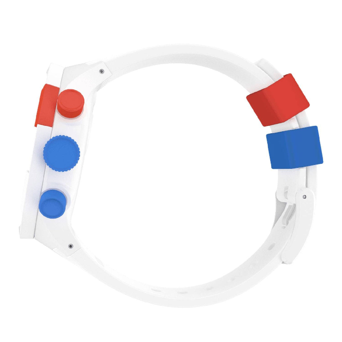 Orologio Uomo Swatch Big Bold Quarzo Cronografo Data Blu Bianco SB04Z400