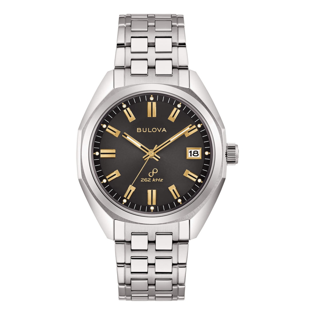 Orologio Uomo Bulova Jet Star Precisionist 262 Hz Quarzo Acciaio Lucido 96B415