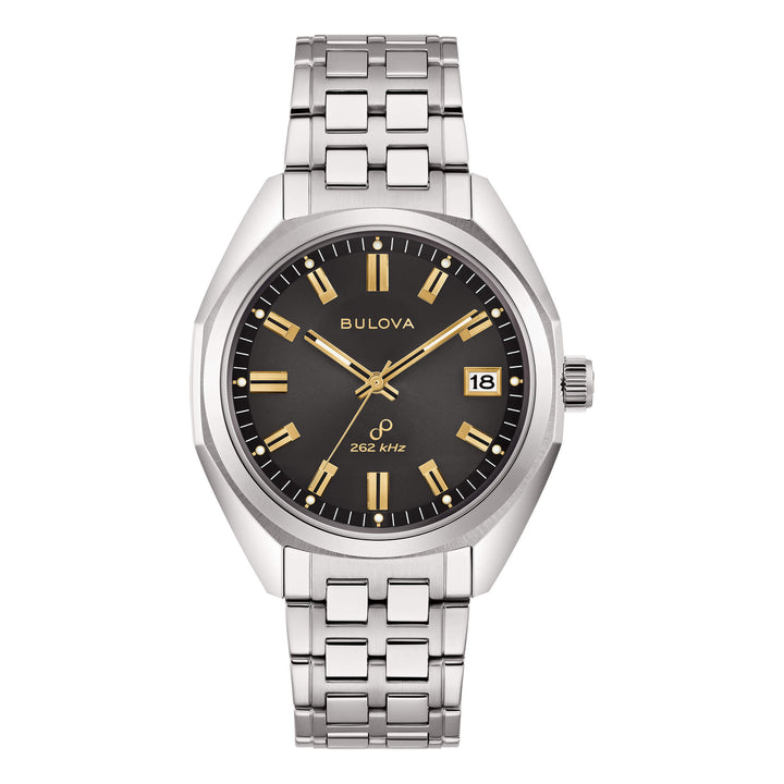 Orologio Uomo Bulova Jet Star Precisionist 262 Hz Quarzo Acciaio Lucido 96B415