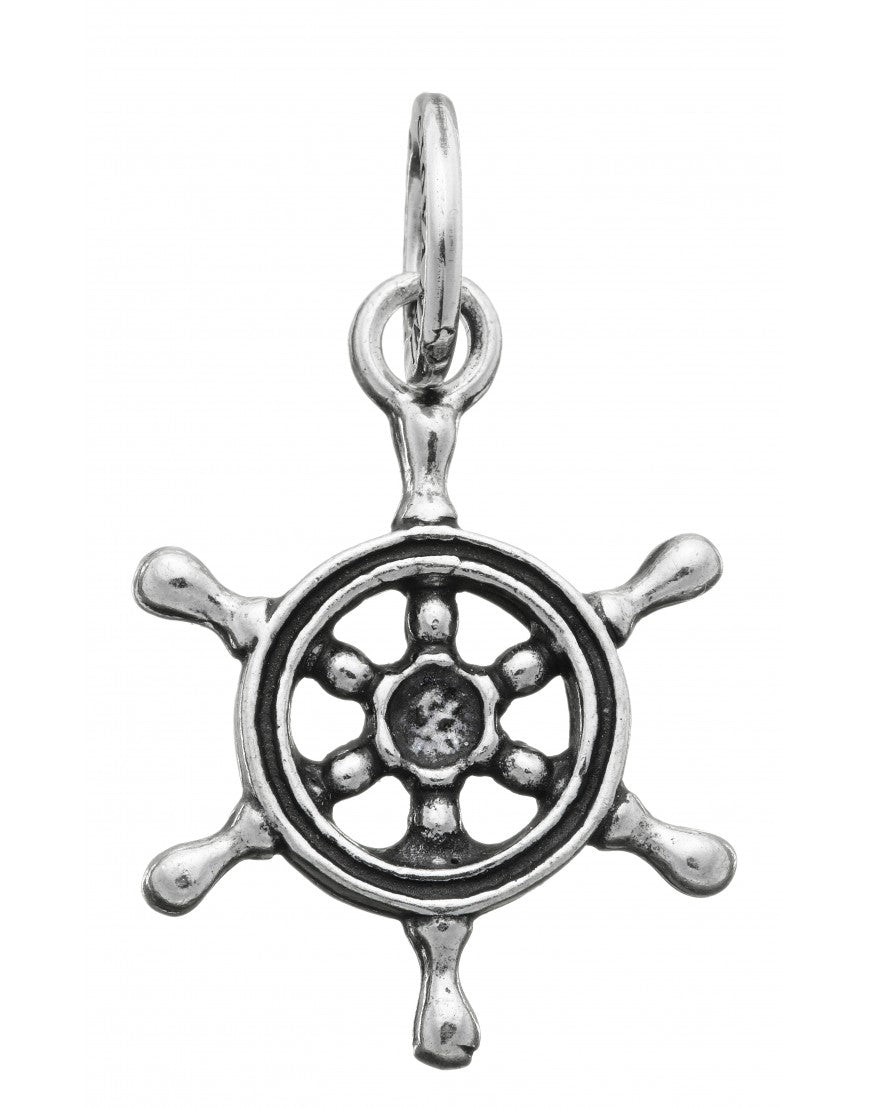 Charm Uomo Giovanni Raspini Argento 925 Timone Grande Realizzato A Mano 06176