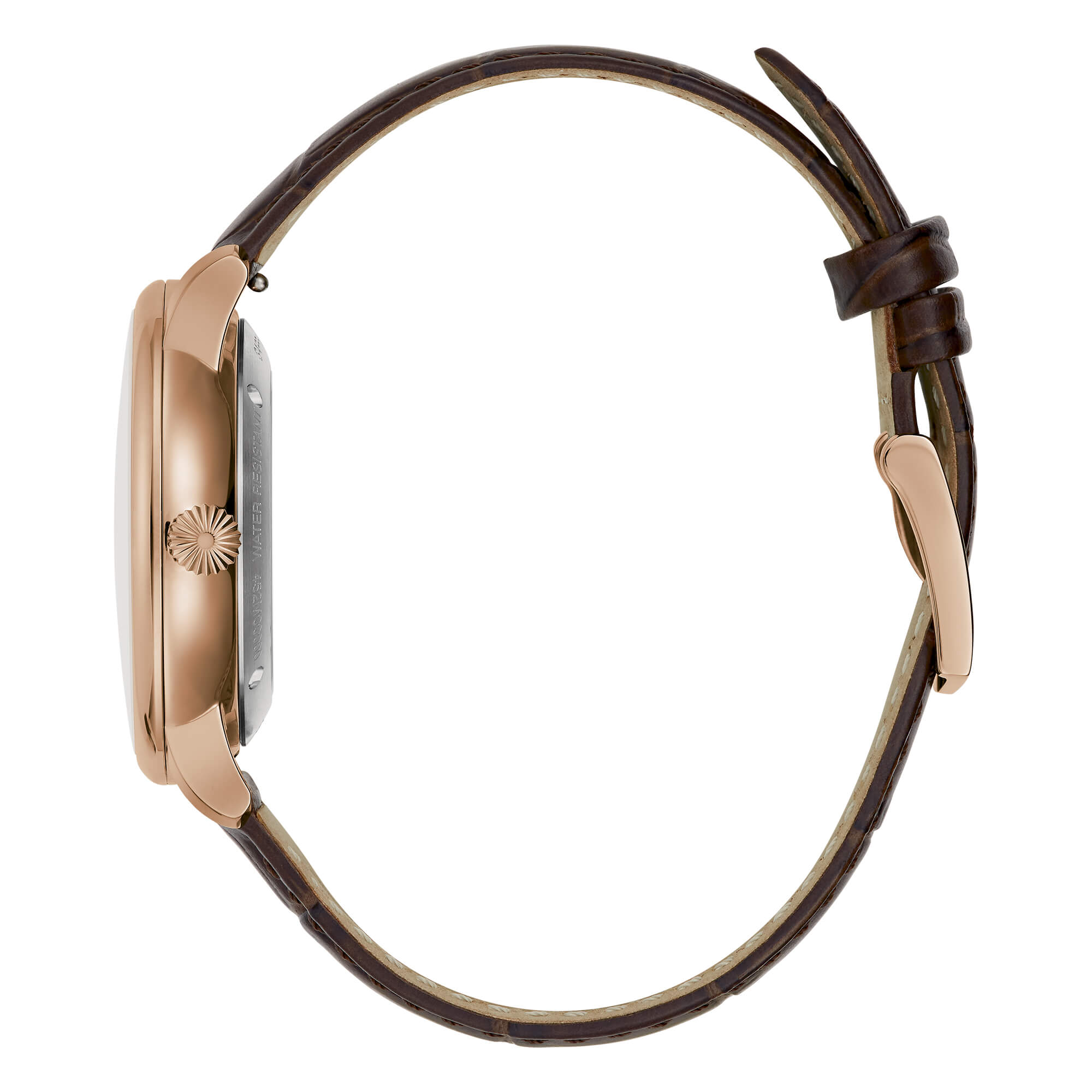 Orologio Uomo Bulova Hudson Automatico Rosè Pelle Marrone 97B225