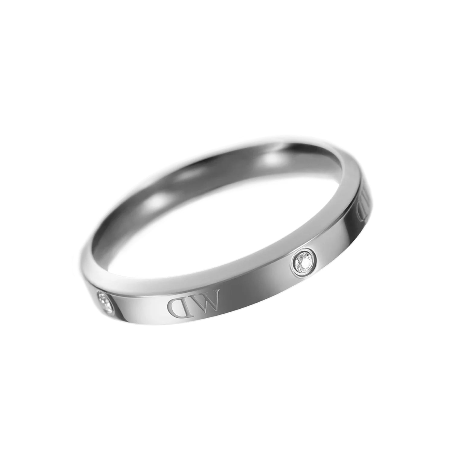 Anello Unisex Daniel Wellington Acciaio Lumine Zirconi Misura 20 DW00400238