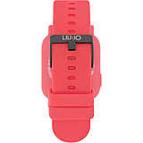 Orologio Liu Jo Donna Smartwatch Cinturino Cassa Gomma Corallo SWLJ031