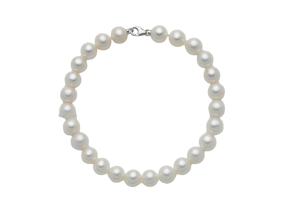 Bracciale Donna Perle Miluna Chiusura Oro Bianco 18 KT PBR1679V