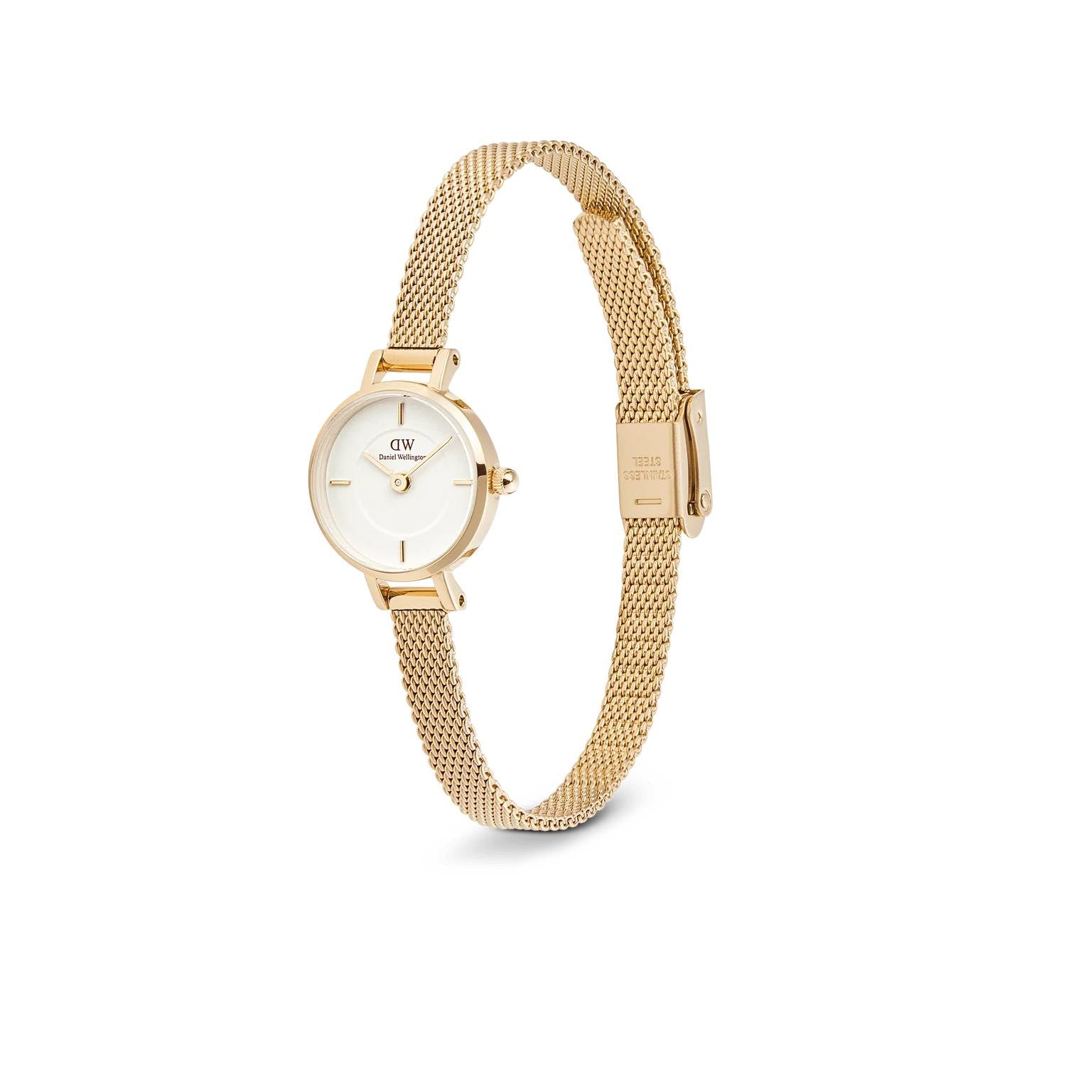 Orologio Donna Daniel Wellington Acciaio Dorato Petit Mini Melrose DW00100745