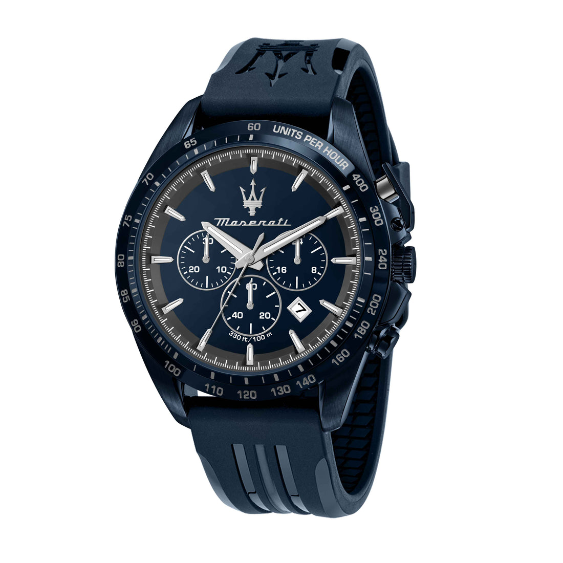 Orologio Uomo Acciaio Maserati Blu Quarzo Cronografo Data R8871612042