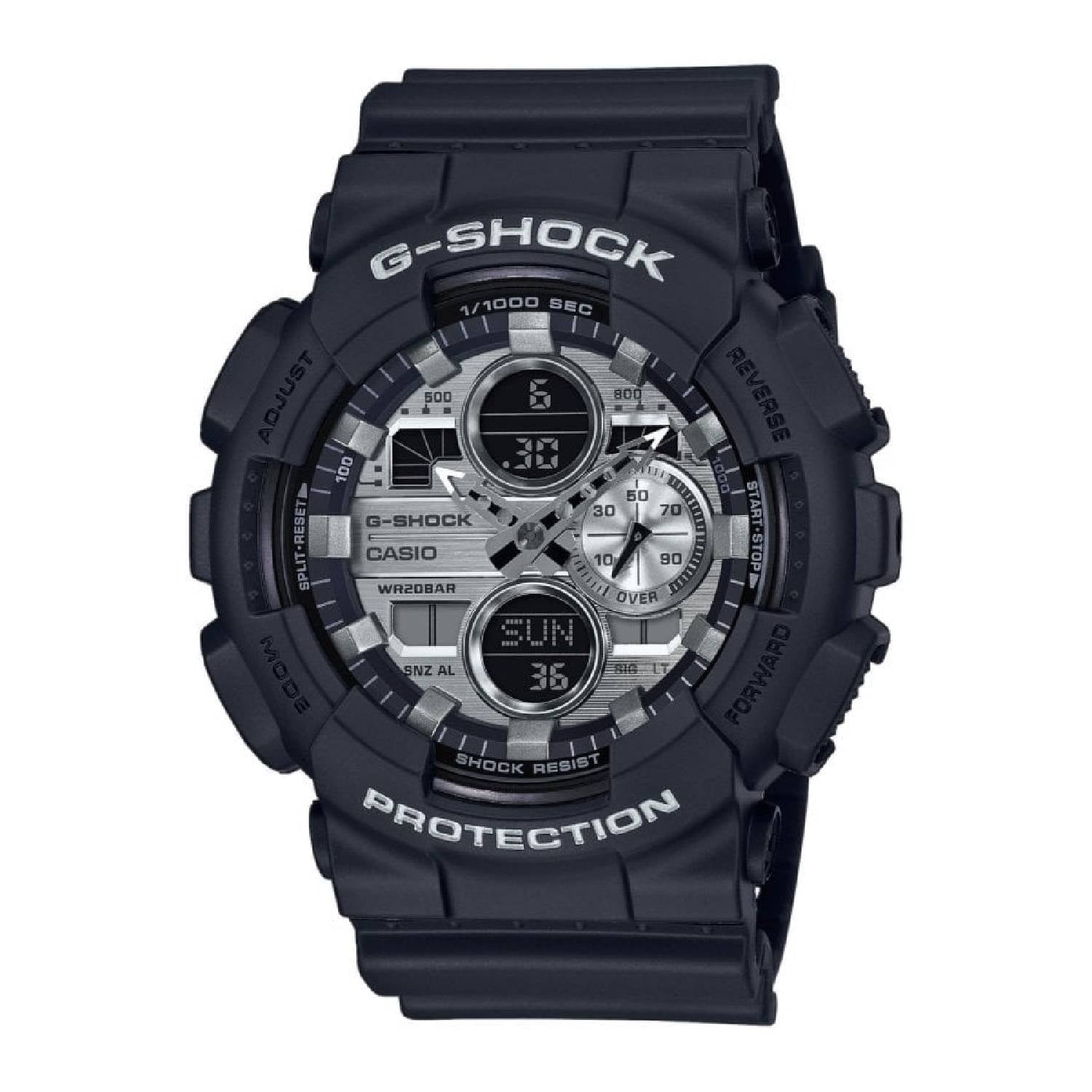 Orologio Uomo Casio G-SHOCK GA-140GM-1A1ER Digitale Analogico Nero Gomma Resina