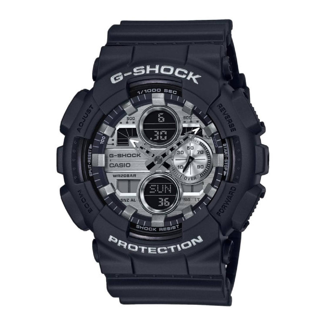 Orologio Uomo Casio G-SHOCK GA-140GM-1A1ER Digitale Analogico Nero Gomma Resina