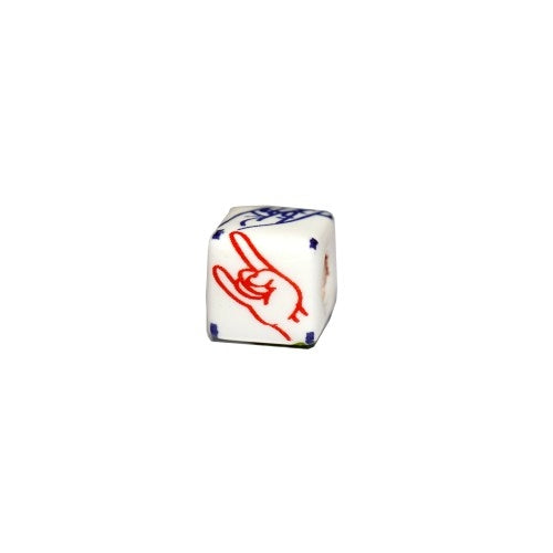 Ciondolo Dadini Porcellana Good Luck Mani 30002
