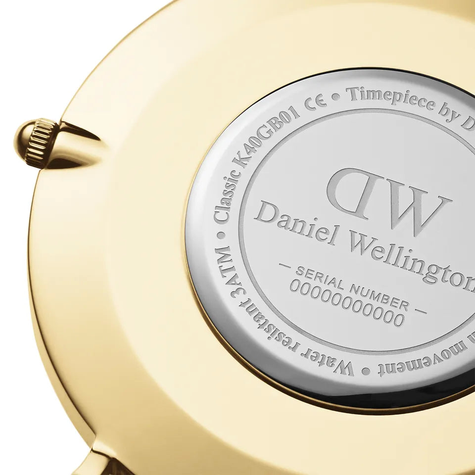 Orologio Uomo Daniel Wellington Quarzo Acciaio Dorato Classic 40 mm DW00100544