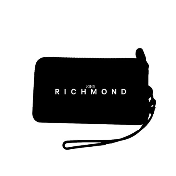 Bracciale Uomo John Richmond Tennis Titanio Brillanti Bianchi Blu Zaffiro Silver IP JRTM36WBL