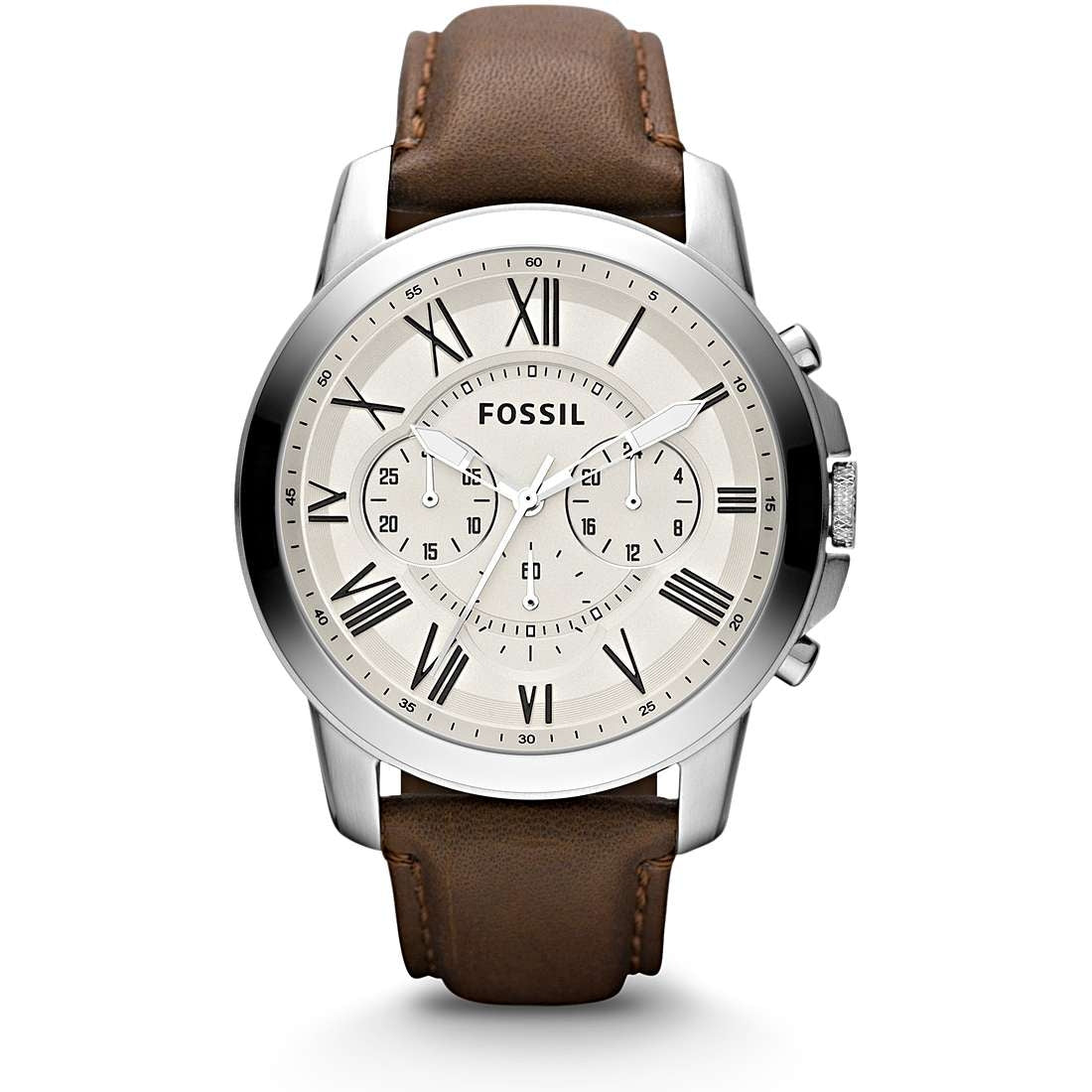 Orologio Uomo Acciaio Fossil Solo Tempo  Grant