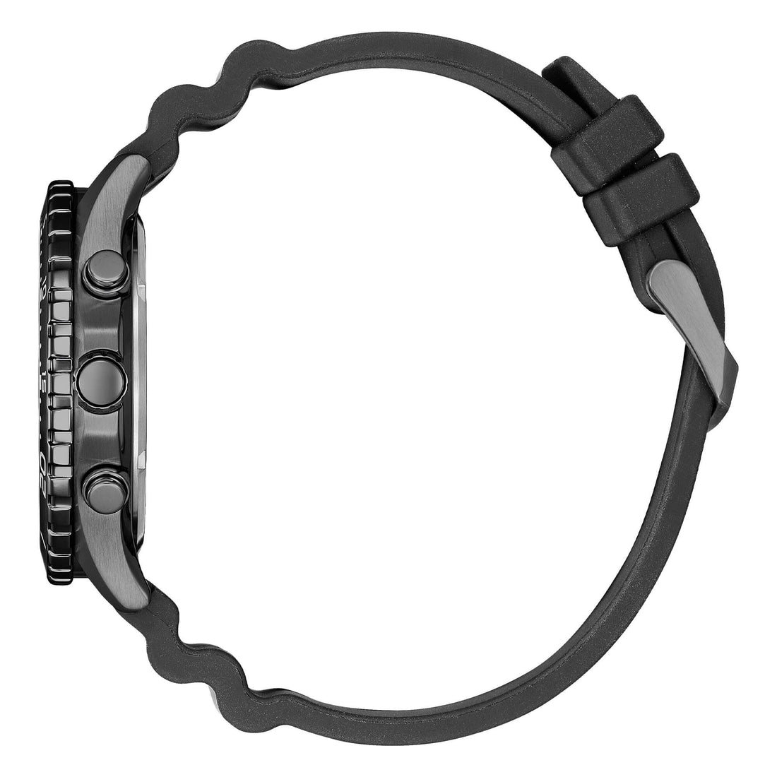 Orologio Uomo Citizen Eco-Drive Cronografo Gomma Sport Azzurro Nero AT2567-18L