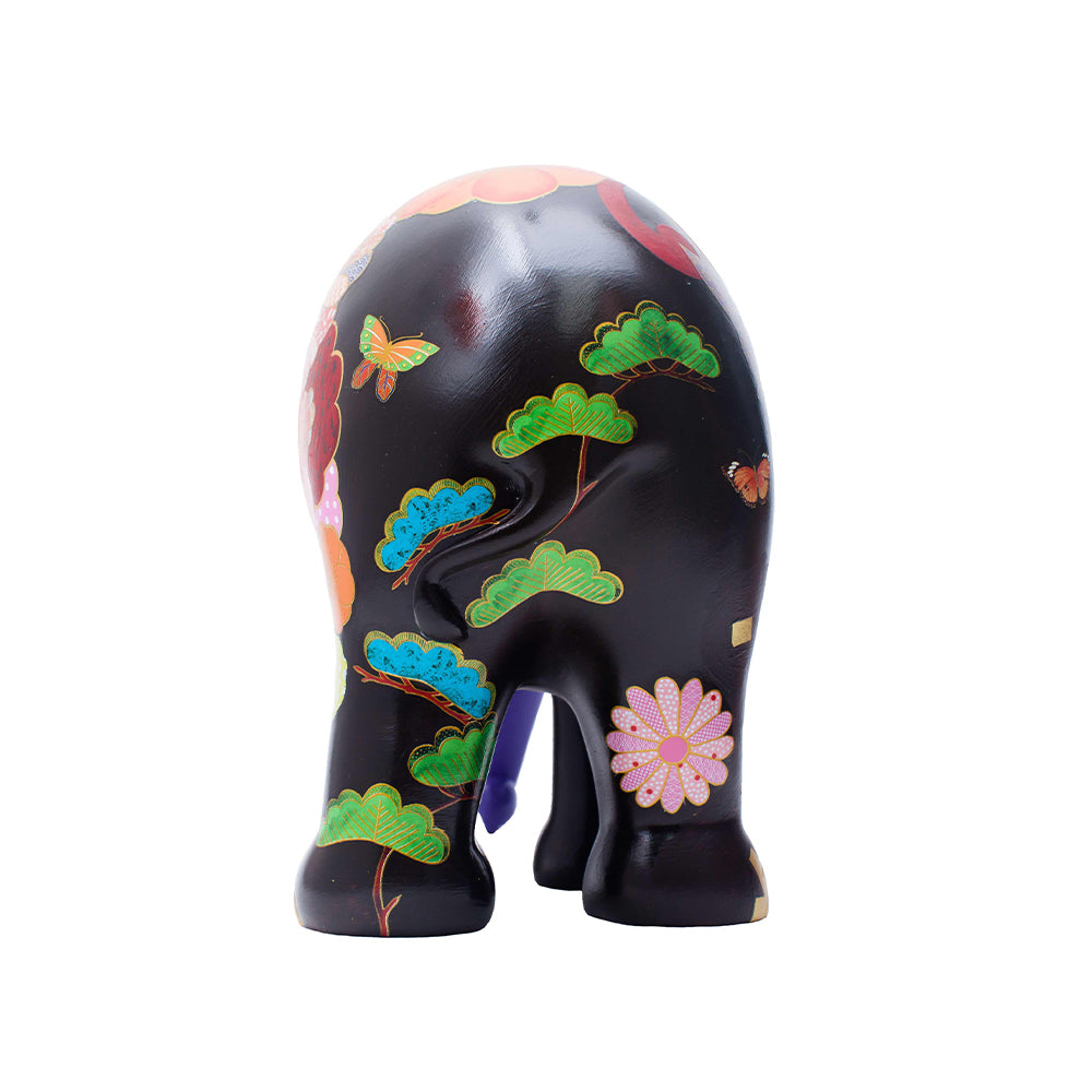 Scultura Elefante Onlylux Kiku 15 cm Resina Dipinto A Mano 8858831233232