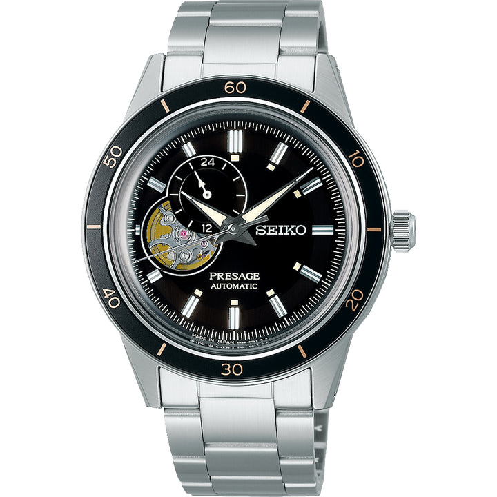 Orologio Uomo Seiko Acciaio Automatico Presage Style 60'S Scheletrato SSA425J1