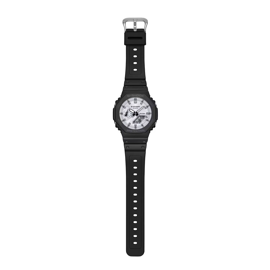 Orologio Uomo Casio G-SHOCK Nero Bianco GA-2100WD-1AER