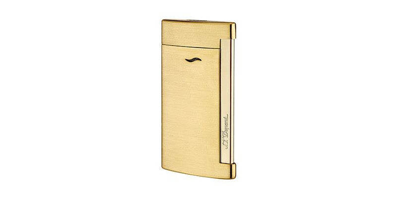 Accendino Dupont Acciaio Dorato Satinato 027711