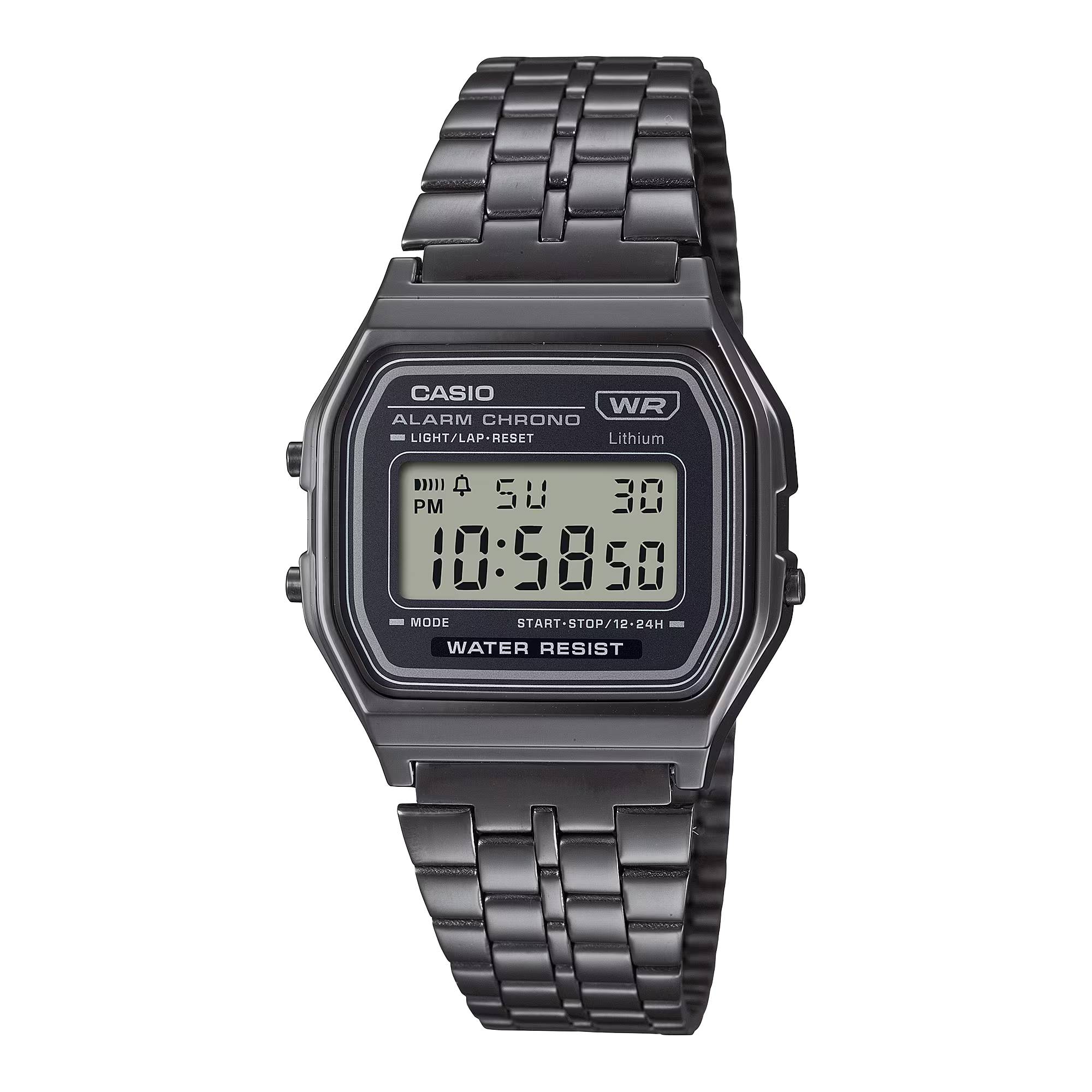 Orologio Uomo Acciaio Casio Quarzo Digitale Vintage A158WETB-1AEF