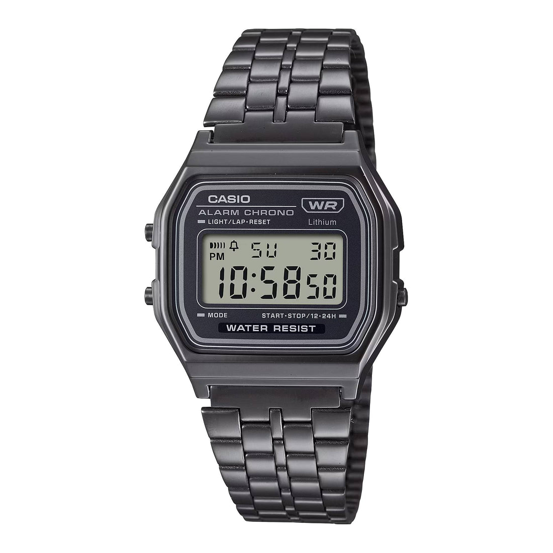 Orologio Uomo Acciaio Casio Quarzo Digitale Vintage A158WETB-1AEF