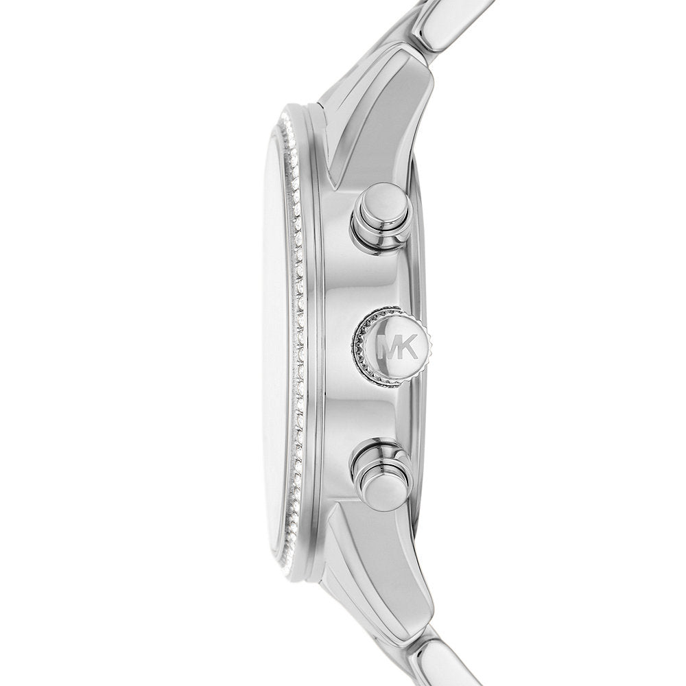 Orologio Donna Michael Kors Ritz Acciaio Zirconi Quarzo Cronografo MK7301