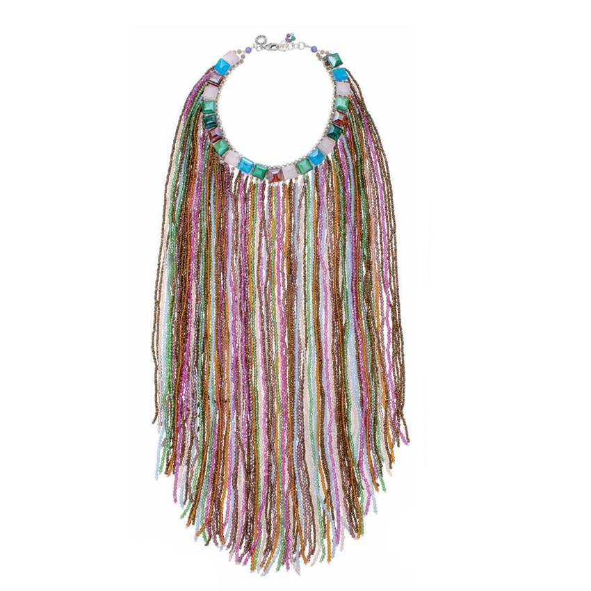 Collana Donna Ottaviani Pietre Dure Multicolor Multifilo 500847C